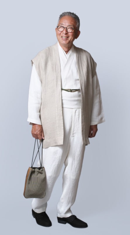 [2023 Spring/Summer Recommendations] Kimono Suit - Linen Ensemble in White & Beige