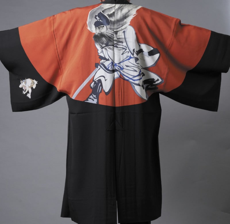 [Kimono Artist Yamada Tatsumi] Hand-painted Haori Sh?ki