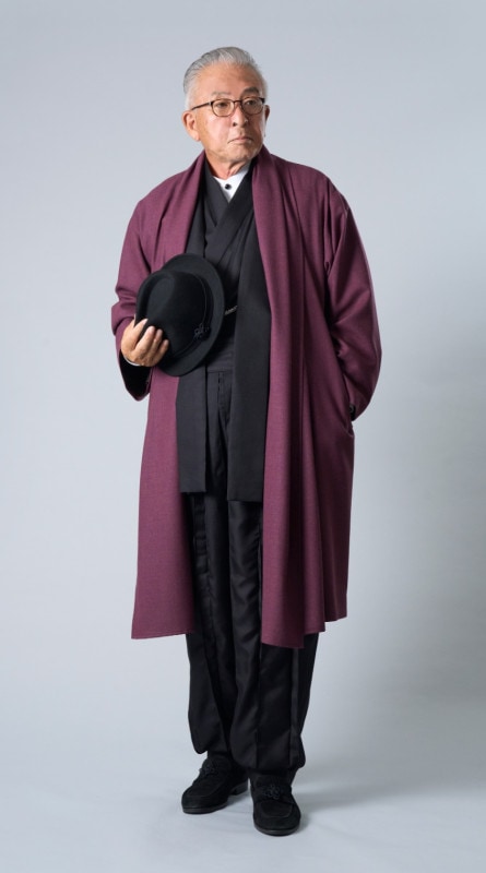 [2023 Fall/Winter] Wool Drape Coat_Wine