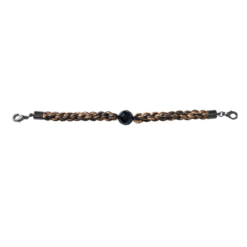 [Tassel Cord] Braided Cord Ball <Bronze with Onyx>