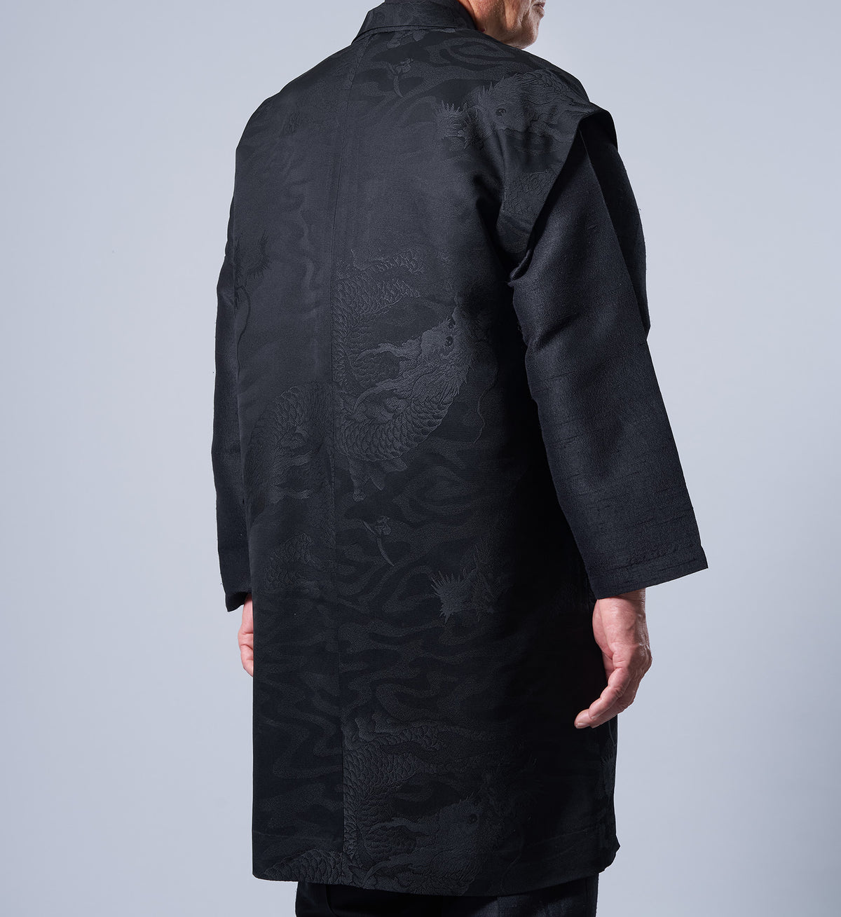 [Limited Edition][Kimono Suit MON]Kinumiyabi Long Haori "Dragon" - Includes Customization Fee