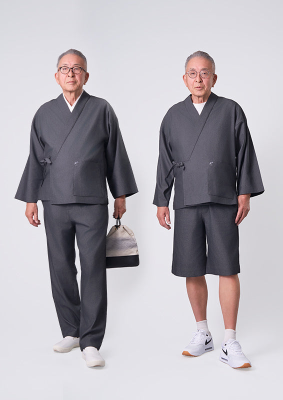 [Samue KIARA]  Summer Two Pants Samue Set_Denim Black