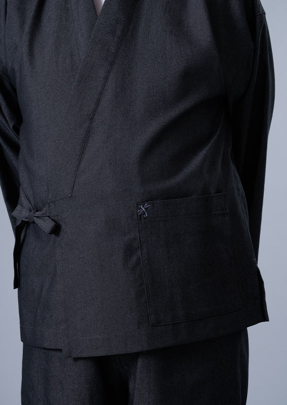 [Samue KIARA]  Summer Two Pants Samue Set_Denim Black