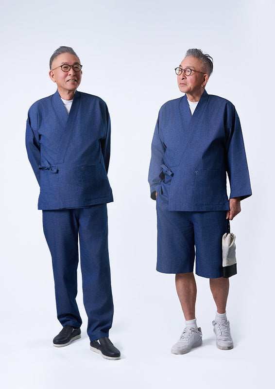 [Samue KIARA] Summer Two Pants Samue Set_Denim Navy