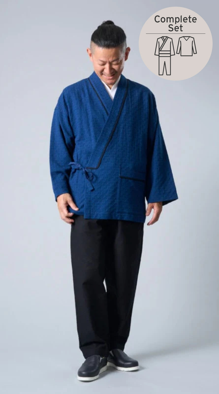 [Complete Set][Samue KIARA]  Woven Checkered (Navy)